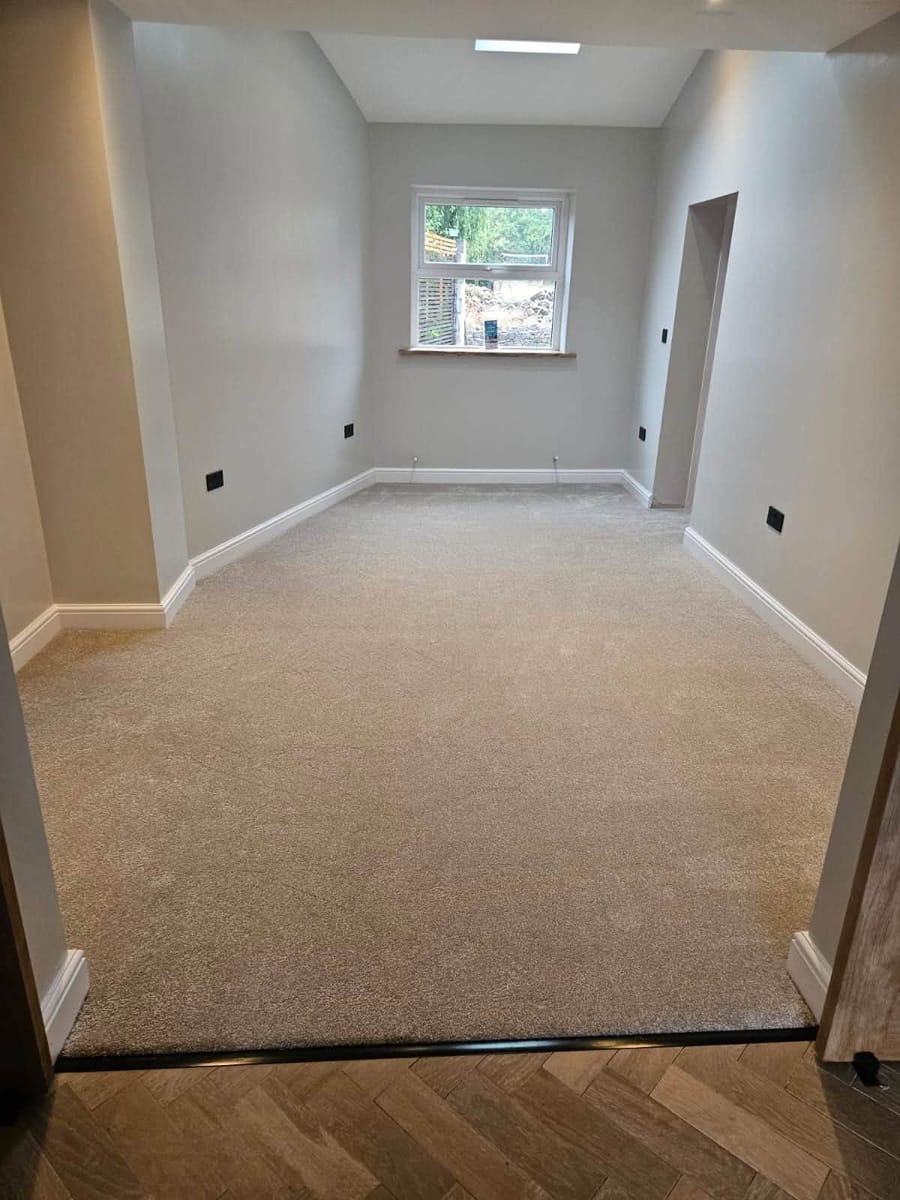 bright living room, fitted by BDL Carpets & Vinyl in Sheffield