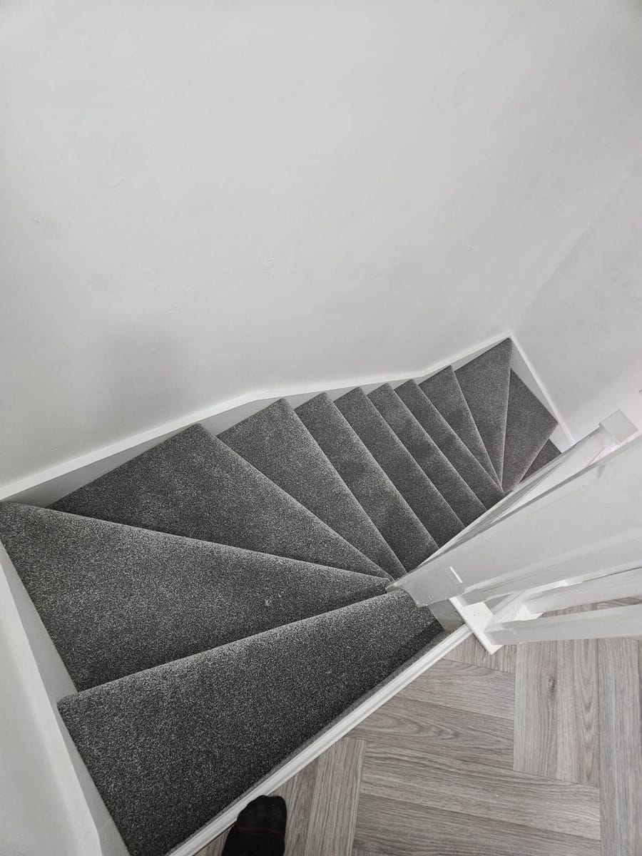winder stairs, fitted by BDL Carpets & Vinyl in Sheffield